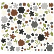 Picture of Color Vibe Cardstock Flowers Bits & Pieces 143/Pkg-Basics