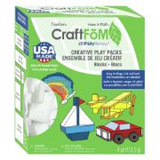 Picture of FloraCraft CraftFoM Play Pack 4oz Blocks, White
