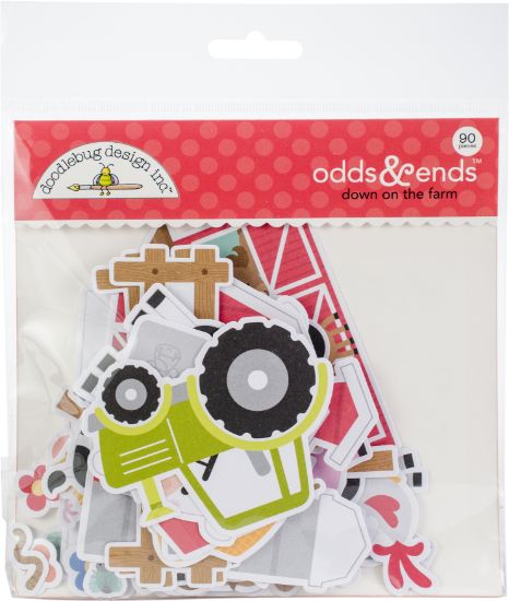 Picture of Doodlebug Odds & Ends Die-Cuts 90/Pkg Down On The Farm