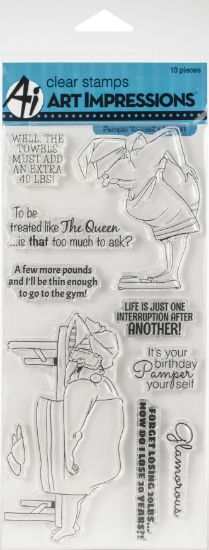 Picture of Art Impressions Clear Stamps Pamper Yourself