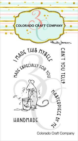 Picture of Colorado Craft Company Clear Stamps 2"X3"-Handmade Mini-By Anita Jeram