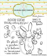 Picture of Colorado Craft Company Clear Stamps 4"X4"-Rooting For You!-By Anita Jeram