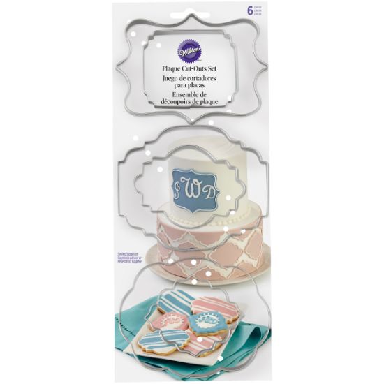 Picture of Fondant Cut-Outs 6/Pkg Plaque