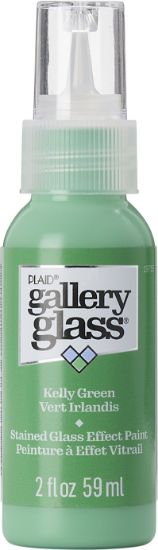 Picture of FolkArt Gallery Glass Paint 2oz-Kelly Green