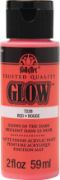 Picture of Folkart Glow In The Dark Paint 2oz Red