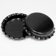 Picture of Bottle Cap Inc Vintage Standard Bottle Caps 1" 50/Pkg Black
