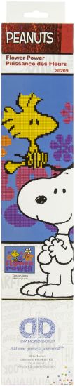 Picture of Diamond Dotz Diamond Embroidery Facet Art Kit 12.5"X14"-Peanuts Flower Power