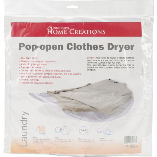 Picture of Collapsible Sweater Dryer 30"X29.5" White