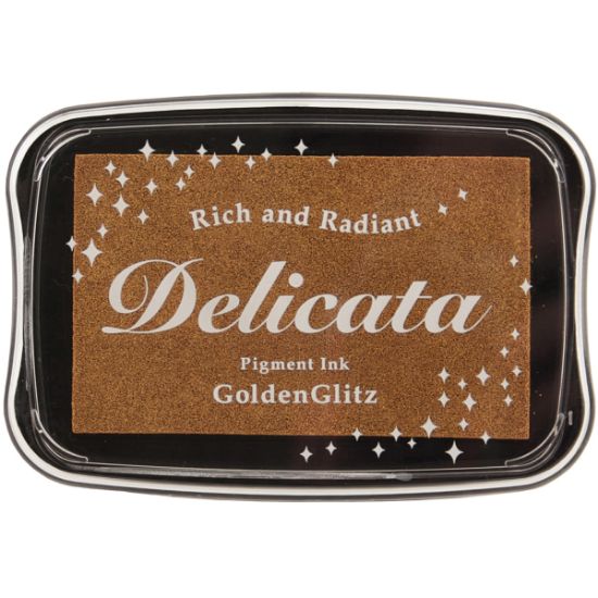 Picture of Delicata Pigment Ink Pad Golden Glitz