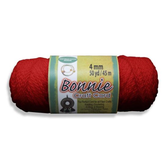 Picture of Bonnie Macrame Craft Cord 4mmX50yd Red