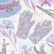Picture of Dimensions Counted Cross Stitch Kit 9"X12"-Garden Time (14  Count)