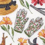 Picture of Dimensions Counted Cross Stitch Kit 9"X12"-Garden Time (14  Count)