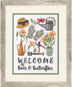 Picture of Dimensions Counted Cross Stitch Kit 9"X12"-Garden Time (14  Count)