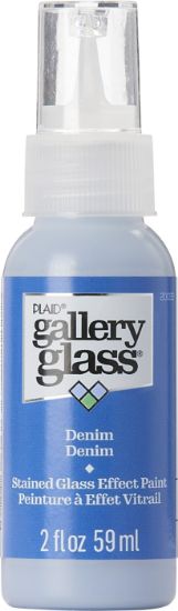 Picture of FolkArt Gallery Glass Paint 2oz-Denim