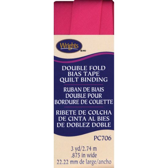 Picture of Double Fold Quilt Binding 7/8"X3yd Berry Sorbet