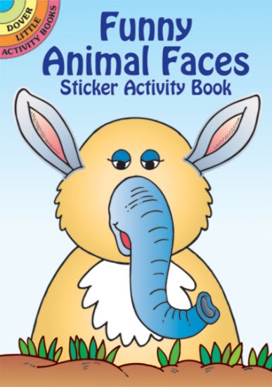 Picture of Dover Publications Funny Animal Faces Stckr Actv Bk
