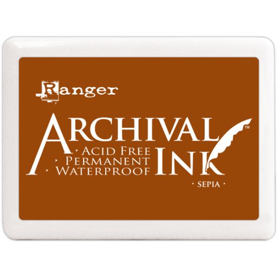 Picture of Archival Ink Jumbo Ink Pad #3 Sepia