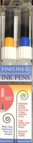 Picture of Fineline Ink Pen Applicators - Empty 2/Pkg-21 Gauge/ 22 Gauge
