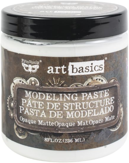 Picture of Finnabair Art Basics Modeling Paste 8oz Opaque Matte