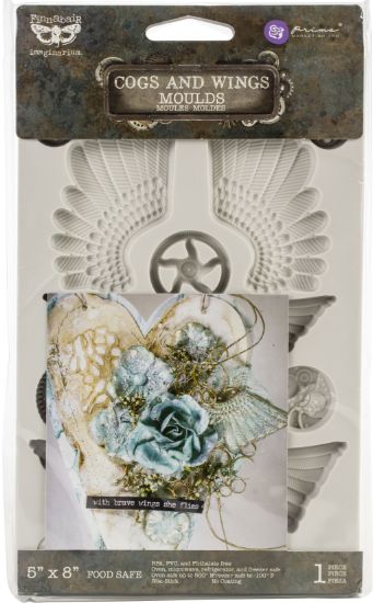 Picture of Finnabair Decor Moulds 5"X8" Cogs & Wings