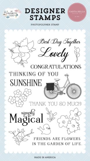 Picture of Carta Bella Stamps-Best Day Together, My Favorite Things