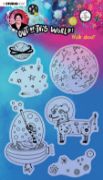 Picture of Art By Marlene Out Of This World Clear Stamps-Walk About
