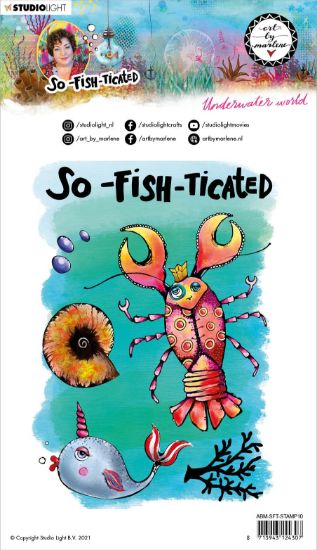 Picture of Art By Marlene So-Fish-Ticated Clear Stamps Underwater World