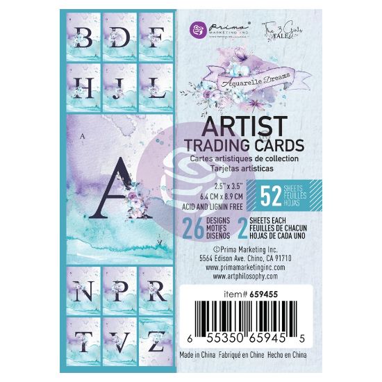 Picture of Aquarelle Dreams ATC Cards 2.5"X3.5" 52/Pkg-26 Designs/2 Each