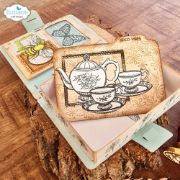 Picture of Elizabeth Craft Clear Stamps-Cream & Sugar