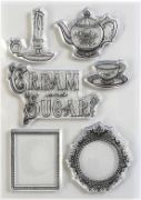 Picture of Elizabeth Craft Clear Stamps-Cream & Sugar