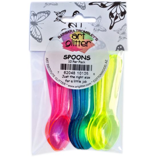 Picture of Art Glitter Spoons 10/Pkg 