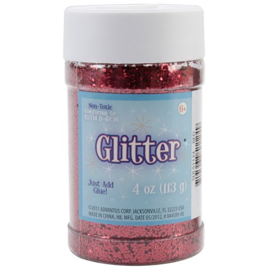 Picture of Glitter 4oz Red