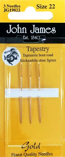 Picture of Gold Tapestry Hand Needles Size 22 3/Pkg