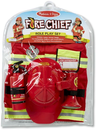 Picture of Fire Chief Role Play Costume Set 