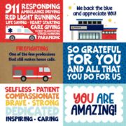 Picture of First Responder Double-Sided Cardstock 12"X12"-6"X4" Journaling Cards