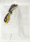 Picture of Design Works Plastic Canvas Ornament Kit 2"X4" Set Of 6 Stained Glass (14 Count)