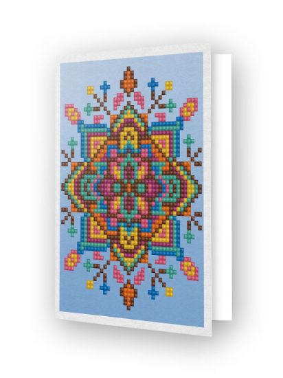 Picture of Diamond Dotz Diamond Art Greeting Card Kit 5"X7"-Blue Star