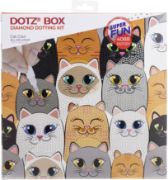 Picture of Diamond Dotz Diamond Embroidery Facet Art Box Kit 11"X11" Cat Clan