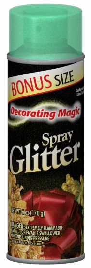 Picture of Chase Decorating Magic Spray Glitter 6oz-Green