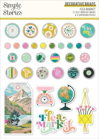 Picture of Flea Market Decorative Brads