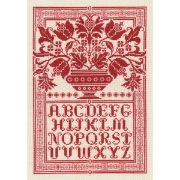 Picture of Folk Art Sampler Counted Cross Stitch Kit 10"X14.75" 14 Count