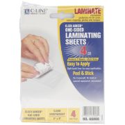 Picture of Cleer Adheer Heavyweight Laminating Sheets 4"X5" 4/Pkg