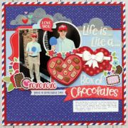 Picture of Doodlebug Petite Prints Double-Sided Cardstock 12"X12" 24/Pk Dot-Stripe Rainbow, 24 Designs/1 Each