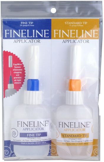 Picture of Fineline 18 & 20 Gauge Applicators & Bottles - Empty 2/Pkg 1.25oz