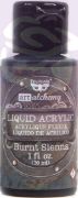 Picture of Finnabair Art Alchemy Liquid Acrylic Paint 1 Fluid Ounce Burnt Sienna