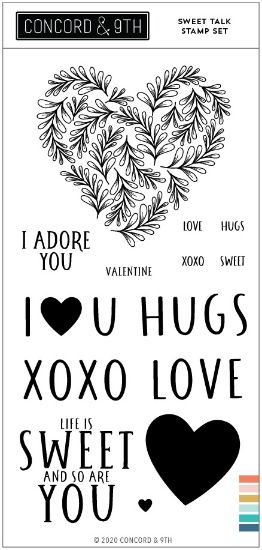 Picture of Concord & 9th Clear Stamps 4"X8"-Sweet Talk