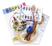 Picture of Design Works Counted Cross Stitch Kit 4" Round-Sunflower (14 Count)