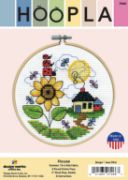 Picture of Design Works Counted Cross Stitch Kit 4" Round-Sunflower (14 Count)