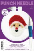 Picture of Design Works Punch Needle Kit 3.5" Round-Santa