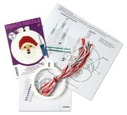 Picture of Design Works Punch Needle Kit 3.5" Round-Santa
